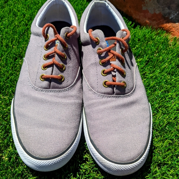 Polo Ralph Lauren Men's Canvas Shoes 9.5 Gray - Picture 3 of 6